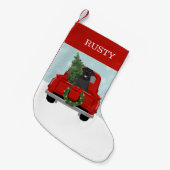 Petite Chaussette De Noël Black Labrador Christmas Dog (Devant (Accrochage))