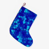 PETITE CHAUSSETTE DE NOËL BLEU (Devant (Accrochage))