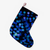 Petite Chaussette De Noël Bleu bokee clair (Devant (Accrochage))