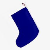 Petite Chaussette De Noël Bleu marine (Dos (Accrochage))
