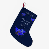 Petite Chaussette De Noël Blue Angel Christmas Stocking For Sale Ajouter un (Devant (Accrochage))