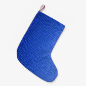 Petite Chaussette De Noël Blue leather skin texture skin (Devant (Accrochage))
