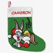 Petite Chaussette De Noël BOGS BUNNY™ & Lola "Merry Mistletoe" (Devant)