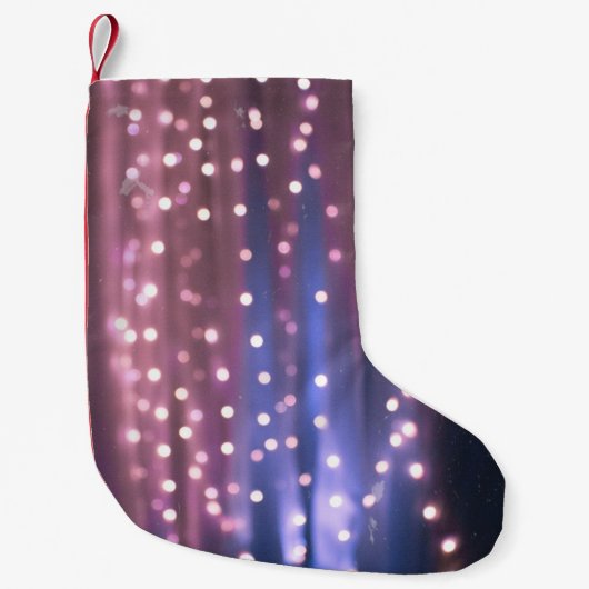 Petite Chaussette De Noël Bokeh (Devant)