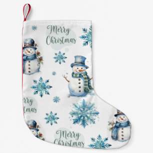 Petite Chaussette De Noël Bonhomme de neige de Noël