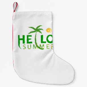 Petite Chaussette De Noël Bonjour été
