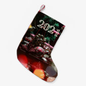 Petite Chaussette De Noël Bonne année (Devant (Accrochage))