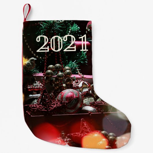 Petite Chaussette De Noël Bonne année (Devant)
