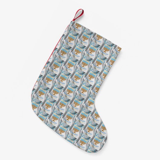Petite Chaussette De Noël Bonne Hanoukka (Devant (Accrochage))