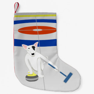 Petite Chaussette De Noël Bordage anglais de bull-terrier