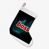 PETITE CHAUSSETTE DE NOËL BOSS (Devant (Accrochage))