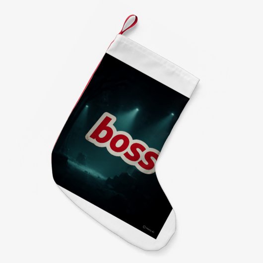 PETITE CHAUSSETTE DE NOËL BOSS (Devant (Accrochage))