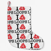 Petite Chaussette De Noël Boucles d'adaptateur I 45 (Devant)