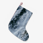 Petite Chaussette De Noël Bouffée d'eau sur l'arrière - plan blanc (Devant (Accrochage))