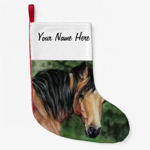 Petite Chaussette De Noël Boukskin Quarter Cheval jument