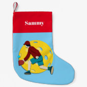 Petite Chaussette De Noël Boule de pique (Devant)