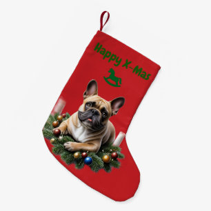 Petite Chaussette De Noël Bouledogue français Noël French Bulldog