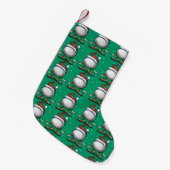 Petite Chaussette De Noël Boules de Noël (Devant (Accrochage))