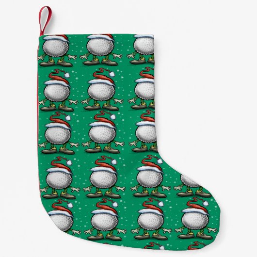 Petite Chaussette De Noël Boules de Noël (Devant)
