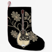 Petite Chaussette De Noël Bouzouki (Devant)