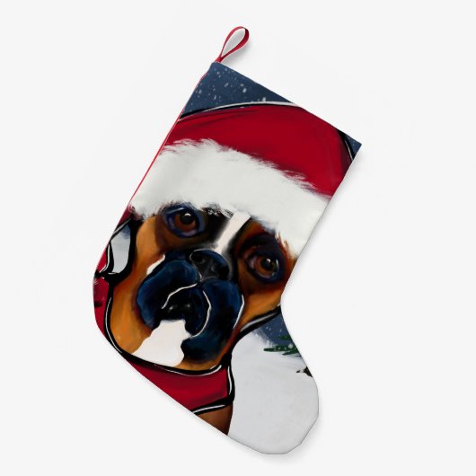 Petite Chaussette De Noël Boxer (Devant (Accrochage))