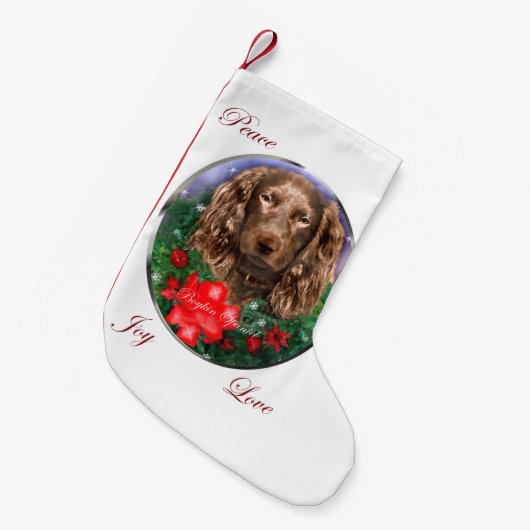 Petite Chaussette De Noël Boykin Spaniel Noël (Devant (Accrochage))