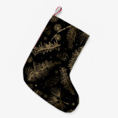 Petite Chaussette De Noël Branches et pin 2 (Devant (Accrochage))