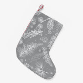 Petite Chaussette De Noël Branches et pin 4 (Devant (Accrochage))