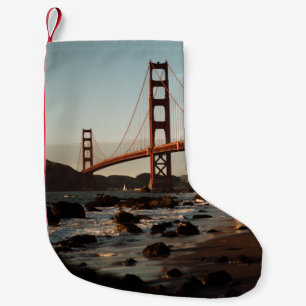 PETITE CHAUSSETTE DE NOËL BRIDGE GOLDEN GATE, SAN FRANCISCO EN JOURNÉE