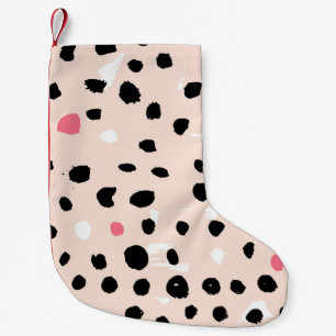 Petite Chaussette De Noël Brosse à encre : Texture artistique
