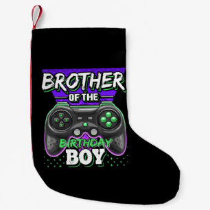 Petite Chaussette De Noël Brother of the Birthday Boy Matching jeu vidéo
