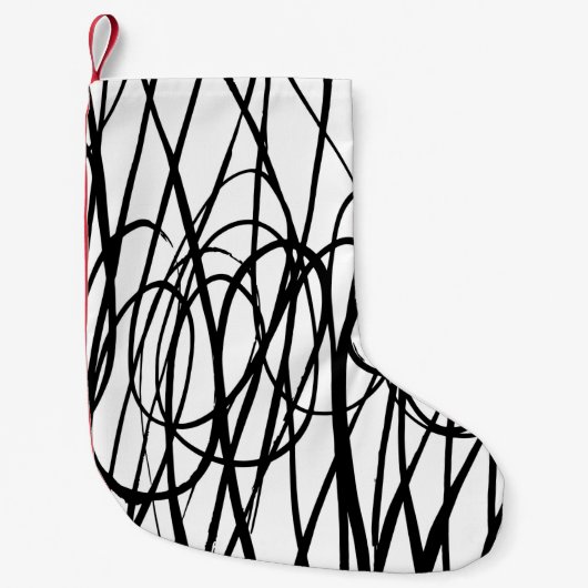 Petite Chaussette De Noël Brush abstract pattern. Grunge texture. Background (Devant)