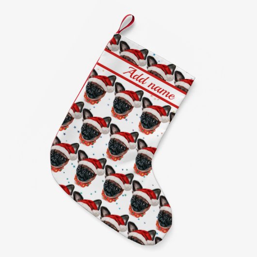 Petite Chaussette De Noël Bruxelles Griffon Chien race Noël (Devant (Accrochage))