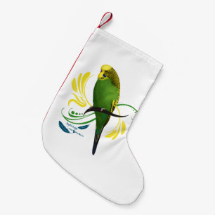 Petite Chaussette De Noël Budgie anglais