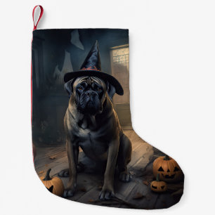 Petite Chaussette De Noël Bullmastiff Citrouilles Halloween effrayant