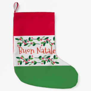 Petite Chaussette De Noël Buon Natale (Joyeux Noël)