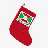 Petite Chaussette De Noël Burundi (Devant (Accrochage))