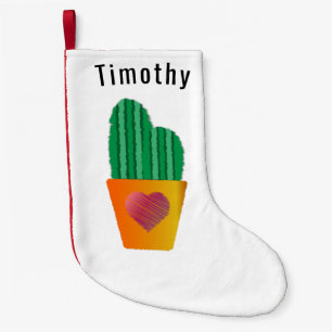 Petite Chaussette De Noël Cactus