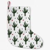 Petite Chaussette De Noël Cactus (Devant)