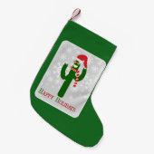 Petite Chaussette De Noël Cactus de Noël idiot de vacances (Devant (Accrochage))