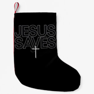 Petite Chaussette De Noël Cadeau chrétien verset biblique Jésus foi