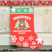 Petite Chaussette De Noël Cadeau de Noël personnalisé pour fille