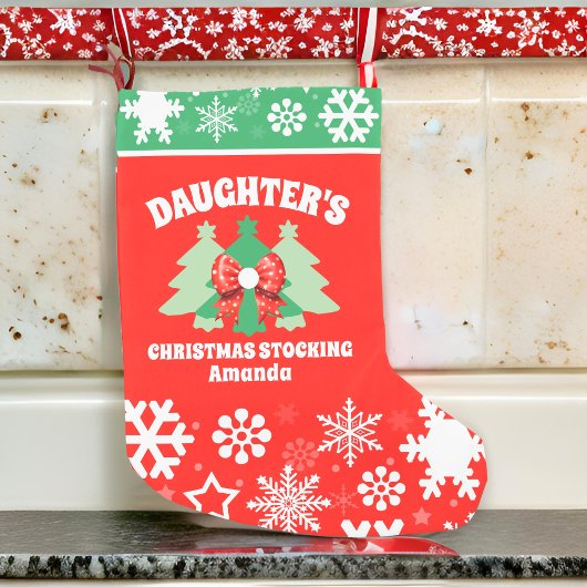 Petite Chaussette De Noël Cadeau de Noël personnalisé pour fille