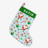 Petite Chaussette De Noël Cadeau de vacances de golf (Devant (Accrochage))