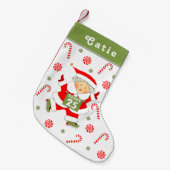 Petite Chaussette De Noël Cadeau de vacances pour coureur en course (Devant (Accrochage))