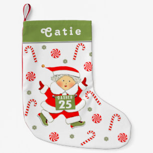 Petite Chaussette De Noël Cadeau de vacances pour coureur en course