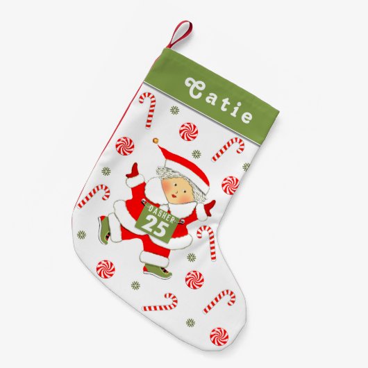 Petite Chaussette De Noël Cadeau de vacances Runner (Devant (Accrochage))