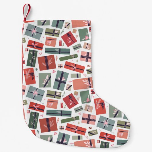 Petite Chaussette De Noël Cadeaux de luxe (Devant)
