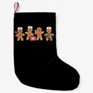 Petite Chaussette De Noël Cadeaux d'équipe d'infirmières en pain d'épice de