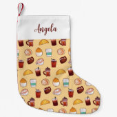 Petite Chaussette De Noël Café Classique Et Pâtisseries (Devant)